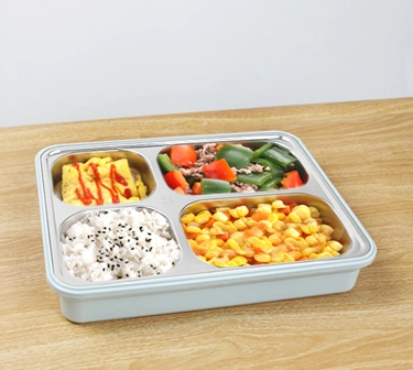 Heavybao New Design Stainless Steel Food Lunch Storage Box for School Office