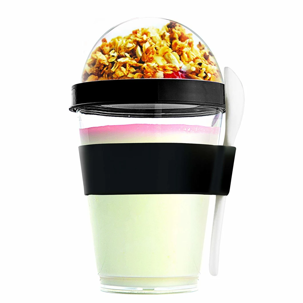 Portable Yogurt and Cereal to-Go Container Cup