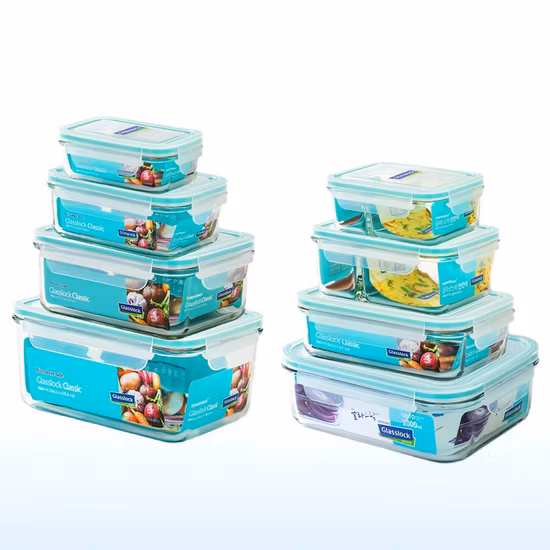 丸いプラスチック製のランチボックス食品容器